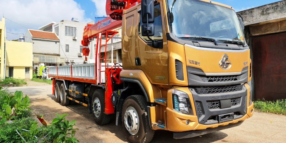 Xe Tải Thaco Auman C3400 Gắn Cẩu Sangdo SC514ML | Cẩu 5 Tấn Hàn Quốc